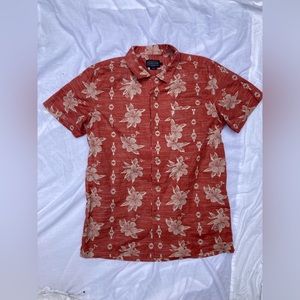 Pendleton Hawaiian Print Button Up